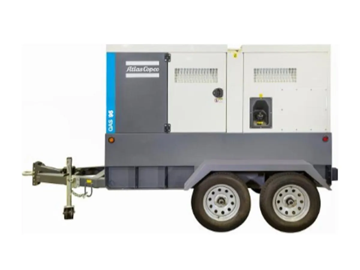 Gerador diesel Atlas Copco QAS 95, exemplo de equipamento na faixa de 80 kVA